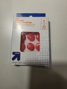 New in Box - Up & Up Kids' Silicone Putty Earplugs - 6 pair - NRR 22 decibels